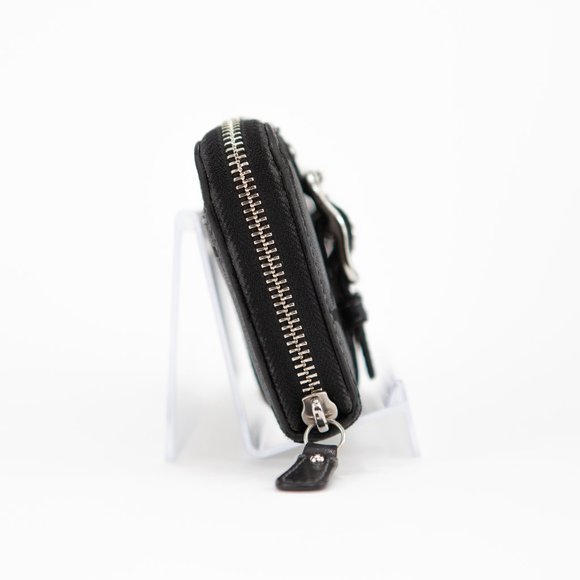 Coach Signature C Zip Clutch Jacquard Wallet with Buckles - Picture 4 of 10